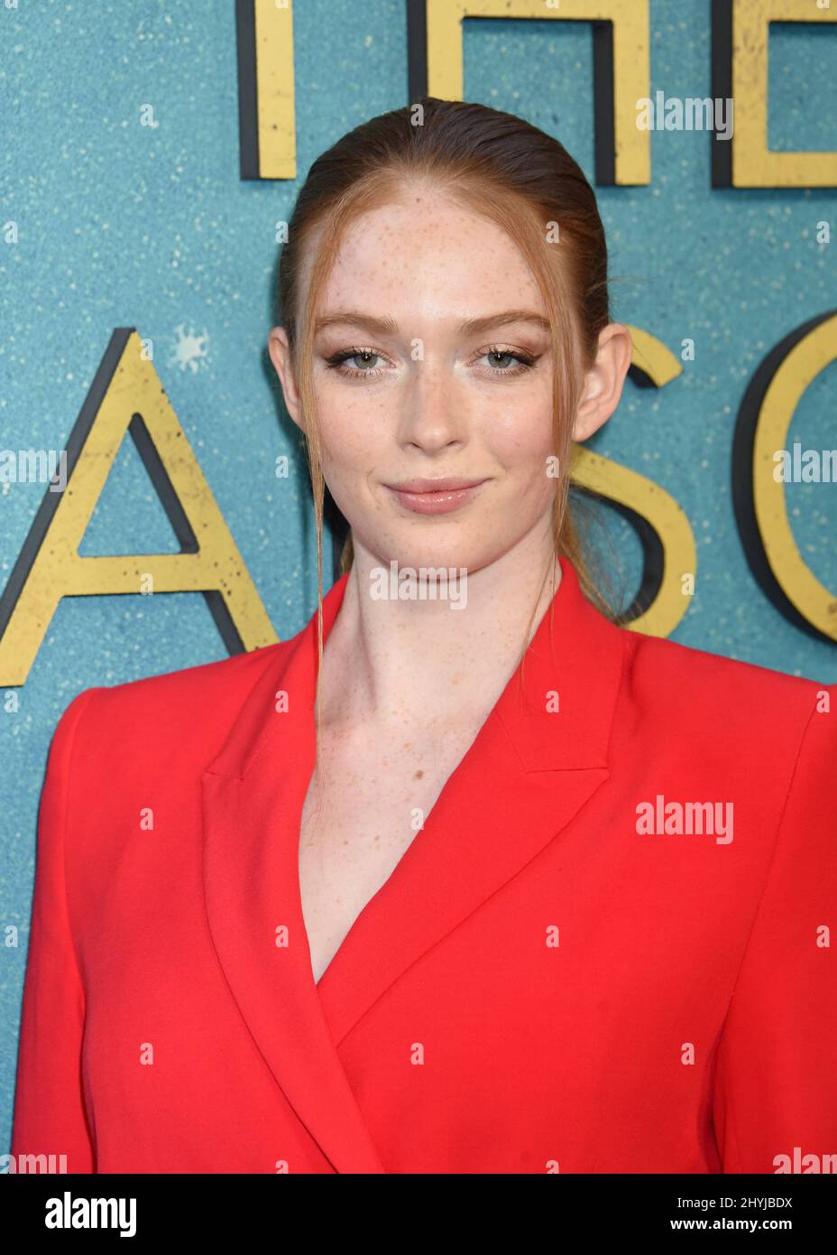 Larsen Thompson attending The Sun Is Also A Star World Premiere in Los