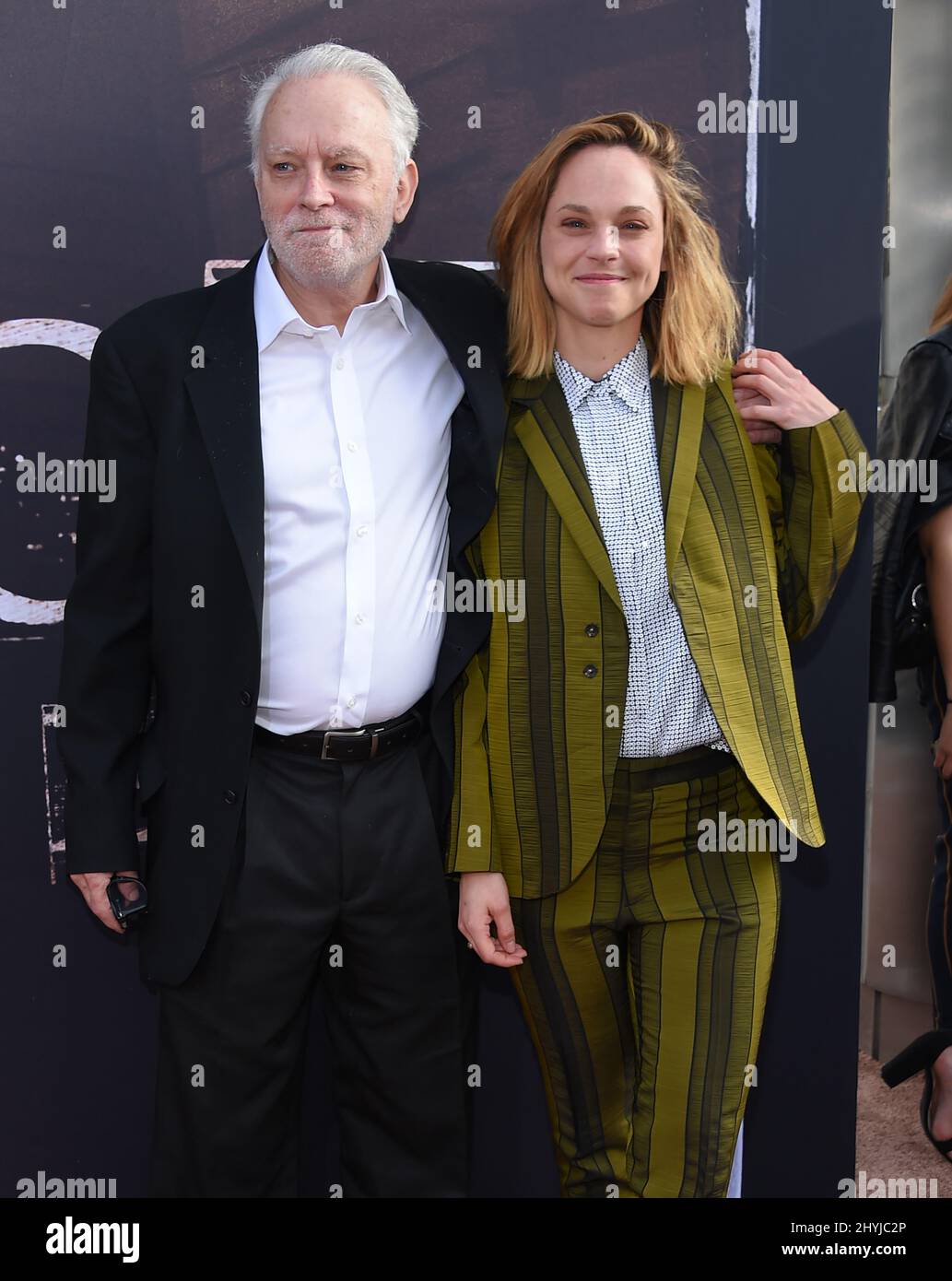 Brad Dourif and Fiona Dourif at HBO Films' "Deadwood" Los Angeles