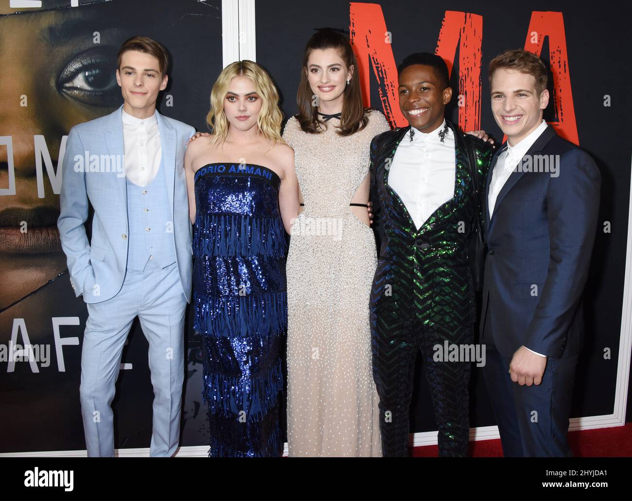 Corey Fogelmanis, McKaley Miller, Diana Silvers, Dante Brown and Gianni