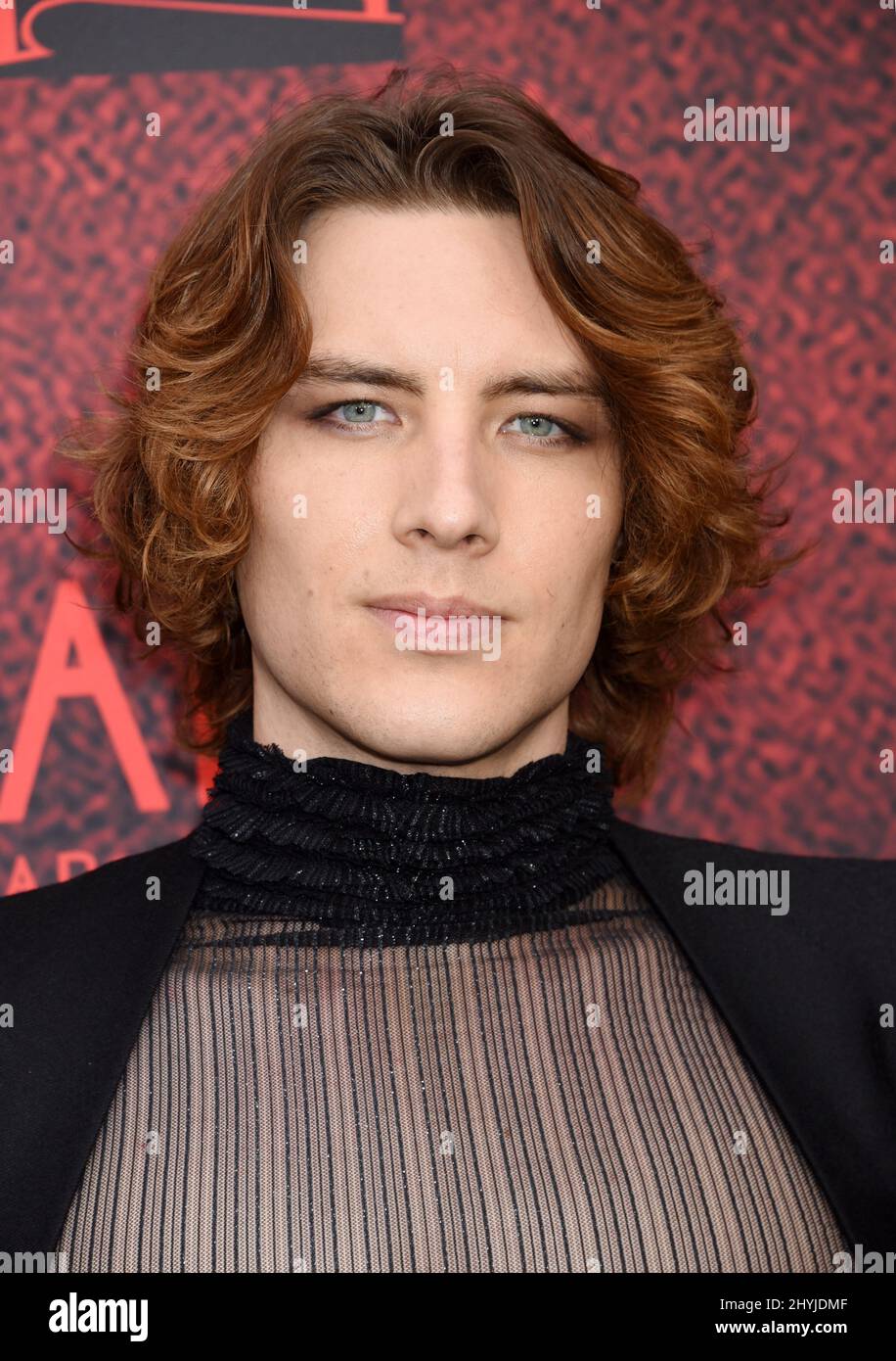 Cody Fern attending the Louis Vuitton show as part of the Paris Fashion  Week Womenswear Fall/Winter 2020/2021 in Paris, France on March 03, 2020.  Photo by Aurore Marechal/ABACAPRESS.COM Stock Photo - Alamy