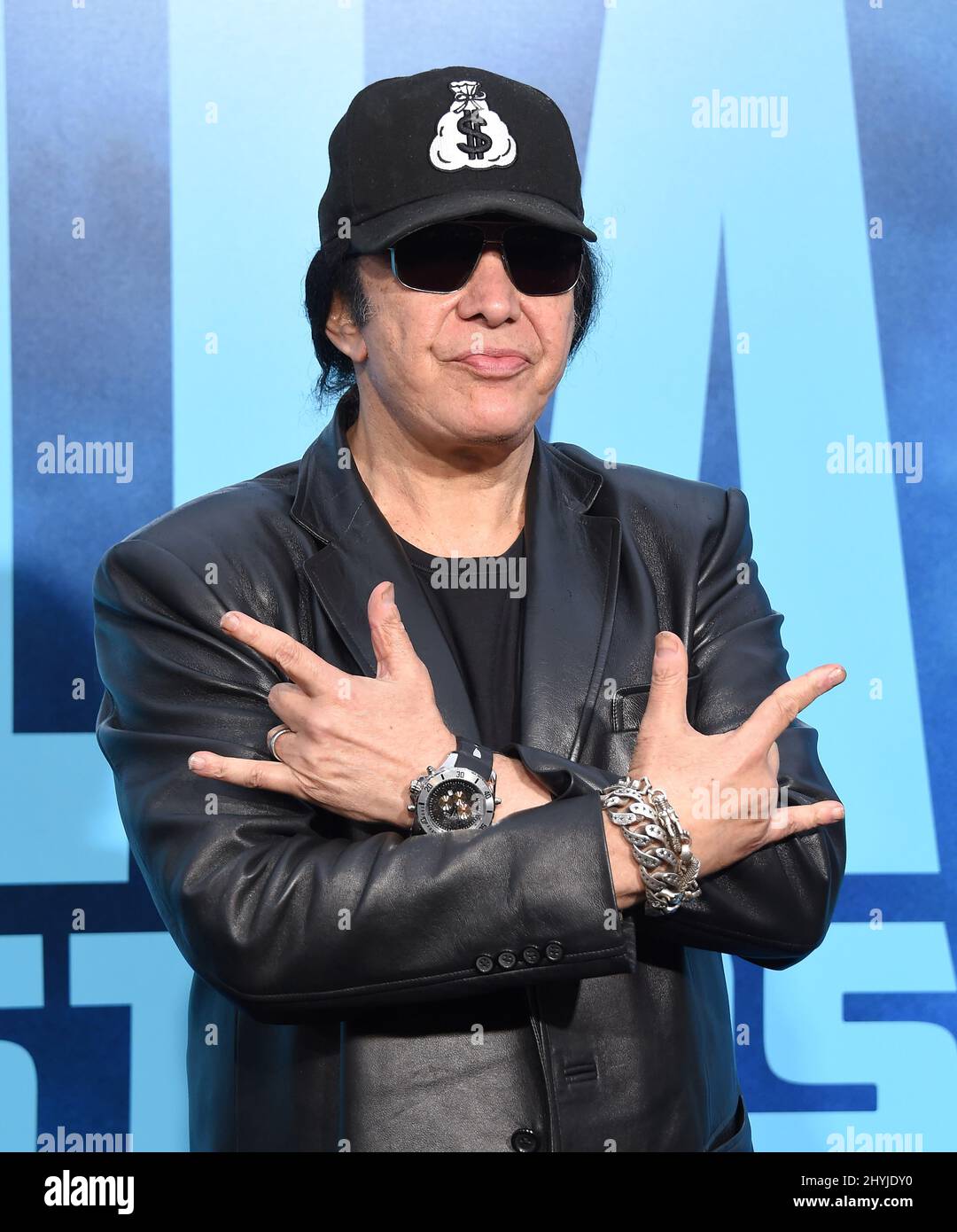 Gene Simmons arriving to the 'Godzilla: King of the Monsters' Stock Photo