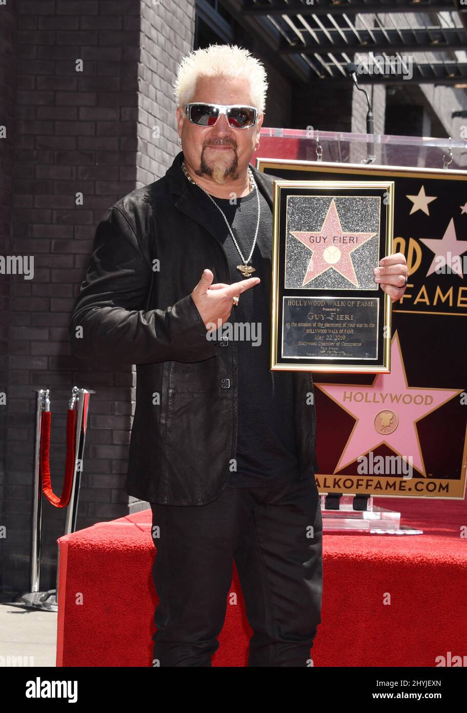 Guy Fieri at his Hollywood Walk of Fame star ceremony on May 22, 2019(01)