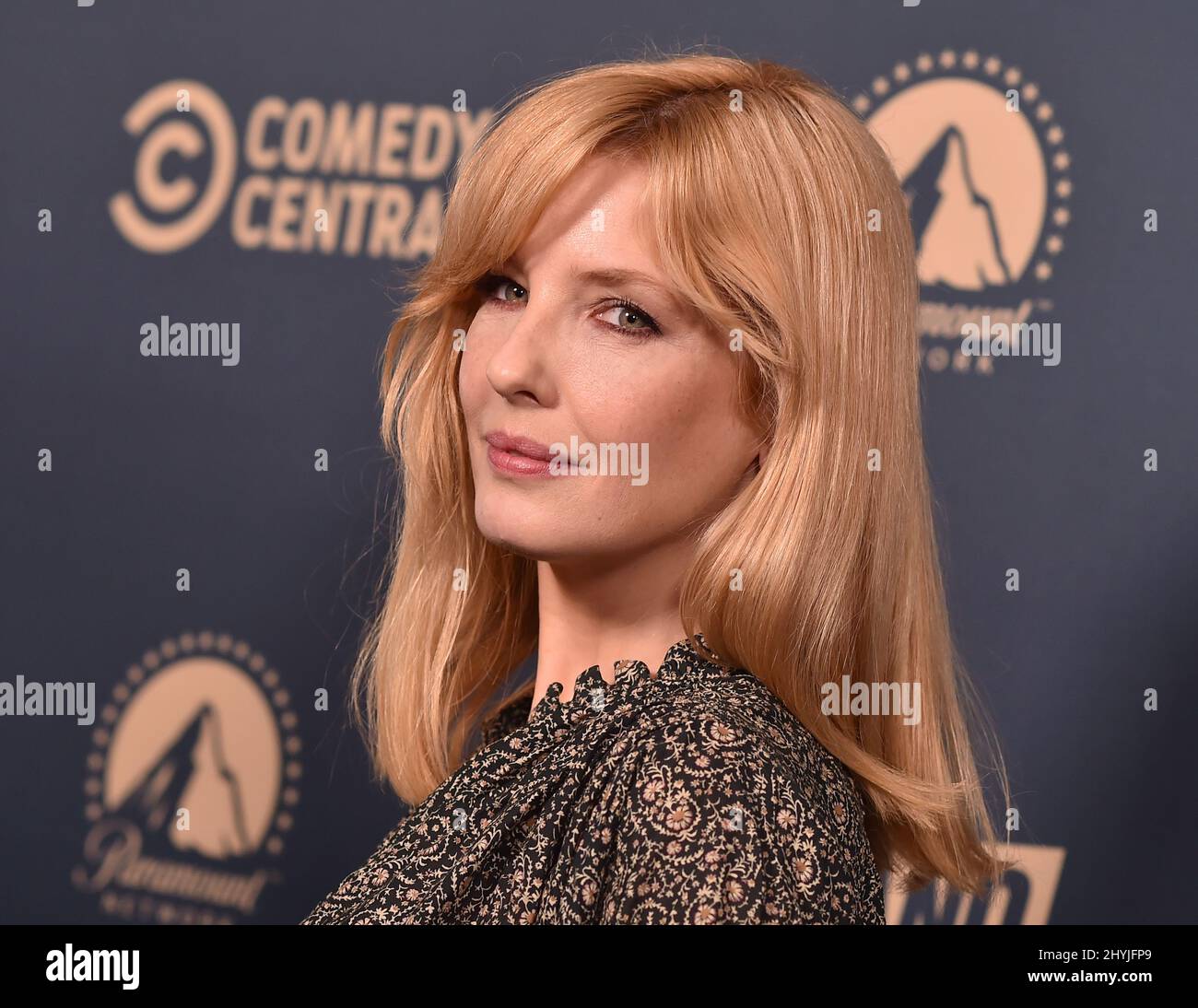 Kelly Reilly arriving to the Comedy Central, Paramount Network, TV Land