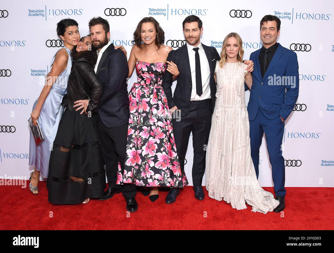 Grace Park, Christina Moses, James Roday, Christina Ochoa, David