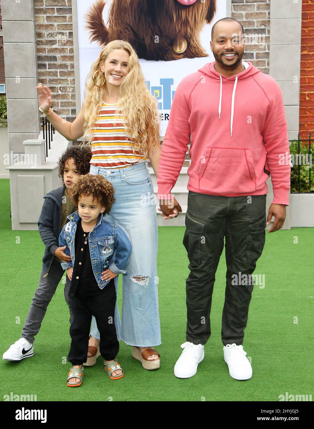 Donald Faison, CaCee Cobb, Rocco Faison and Wilder Faison at 'The