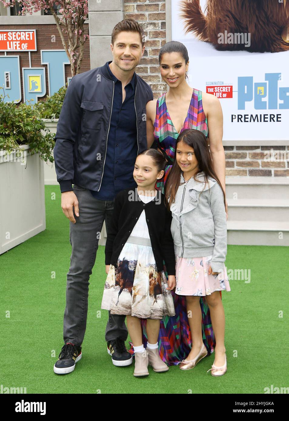 Eric Winter, Roselyn Sanchez, Sebella Rose Winter at 'The Secret Life