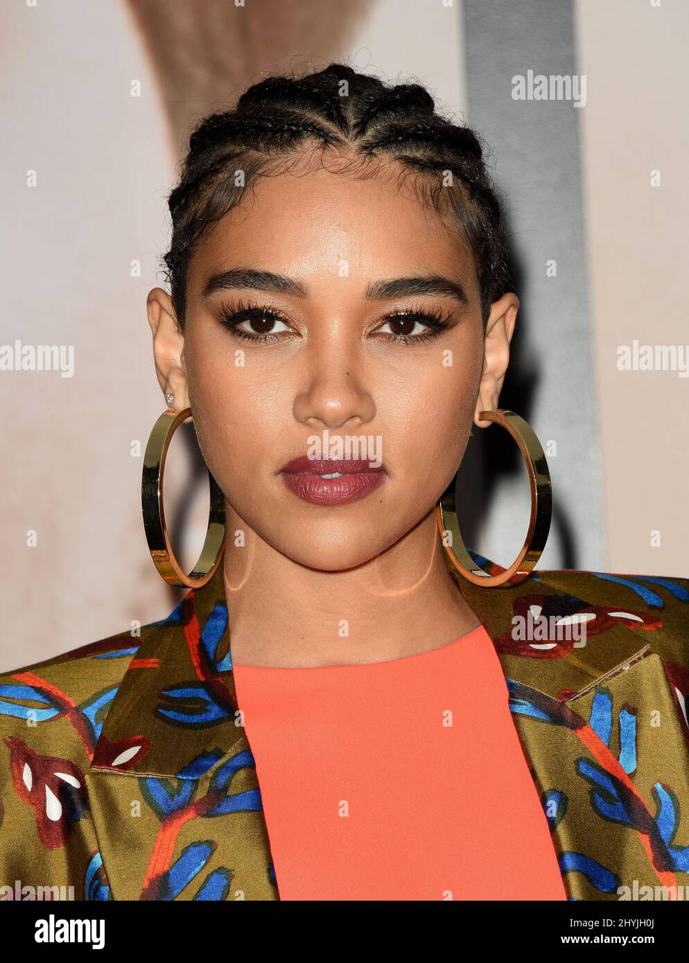 Alexandra Shipp at the Amazon Prime world premiere of the Jonas Brothers  "Chasing Happiness" held at the Regency Bruin Theatre Stock Photo - Alamy