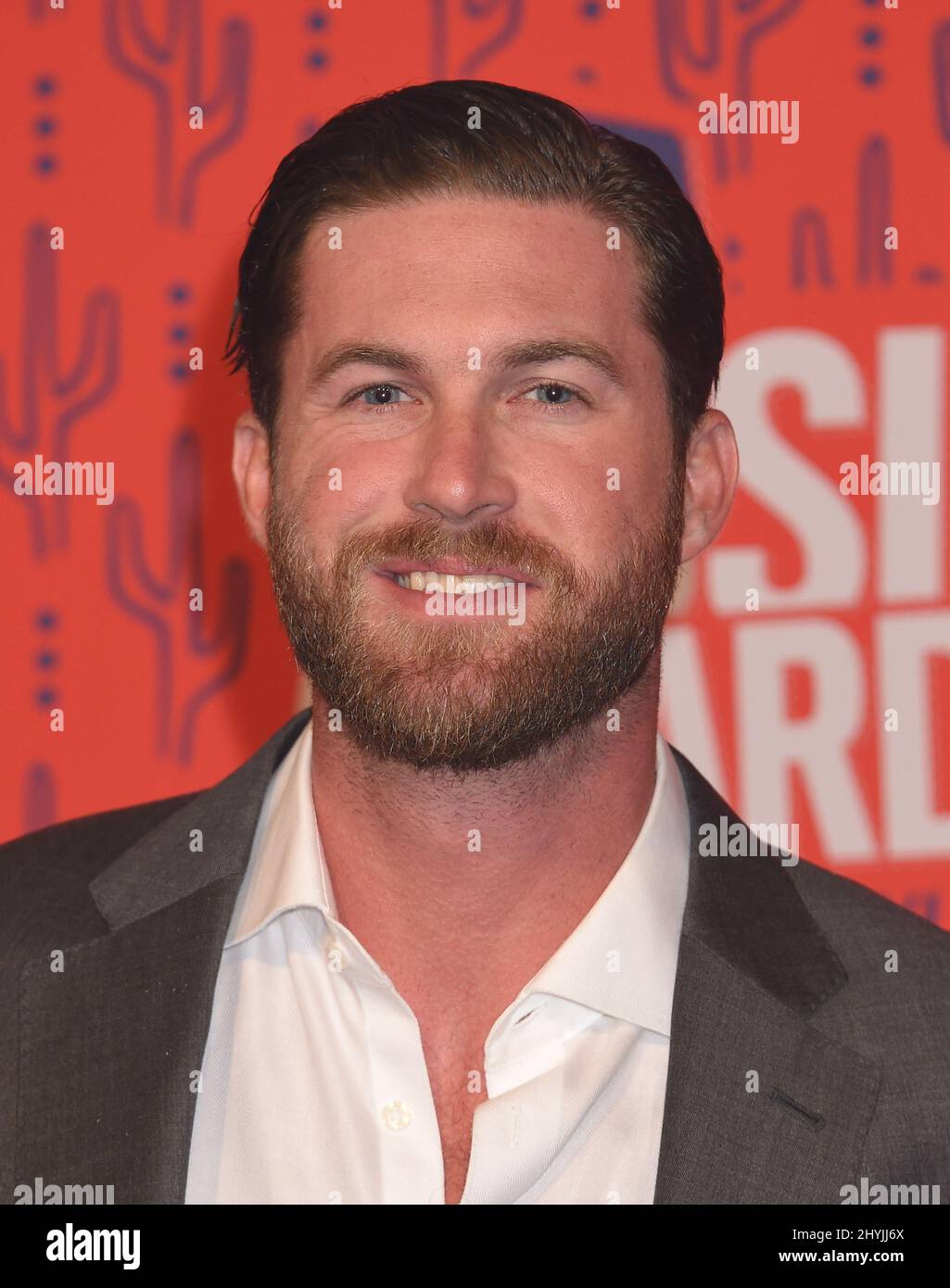 Riley Green at the 2019 CMT Music Awards held at the Bridgestone Arena