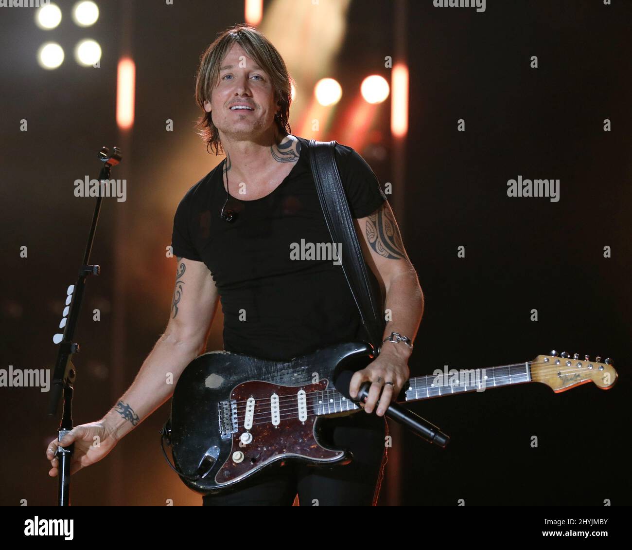 Keith Urban at Day Four of the 2019 CMA Fest in Nashville Stock Photo
