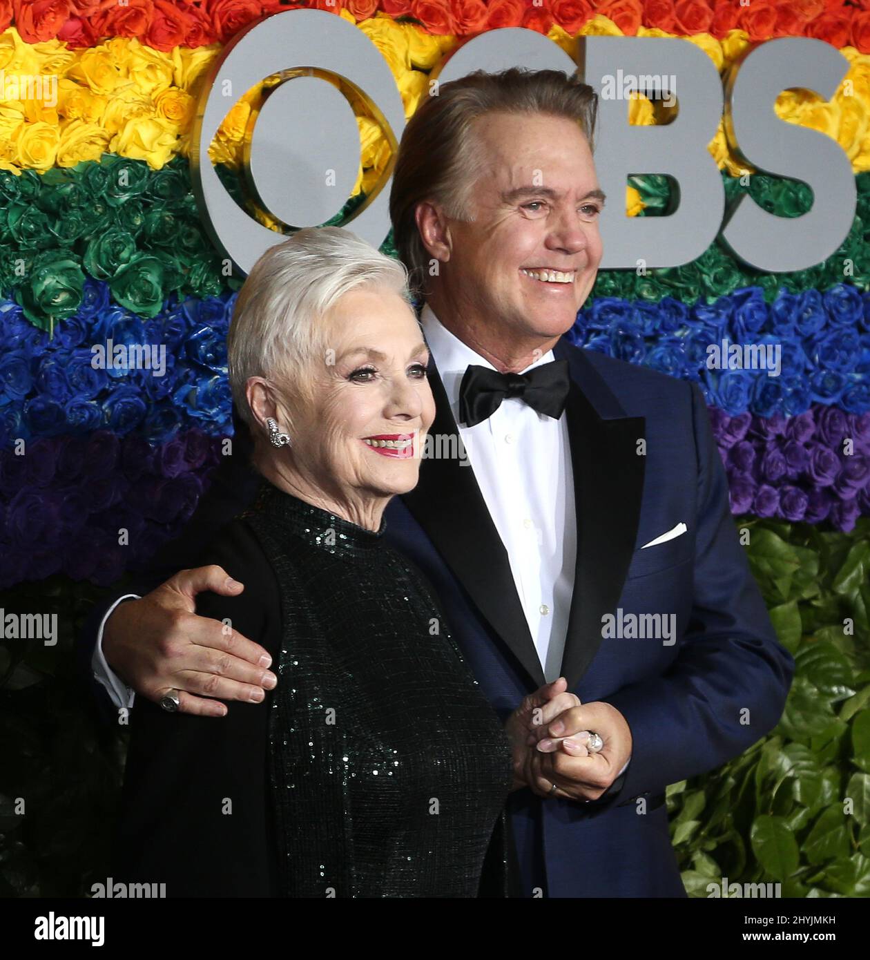 Shirley Jones and Shaun Cassidy attends the 73rd annual Tony Awards at
