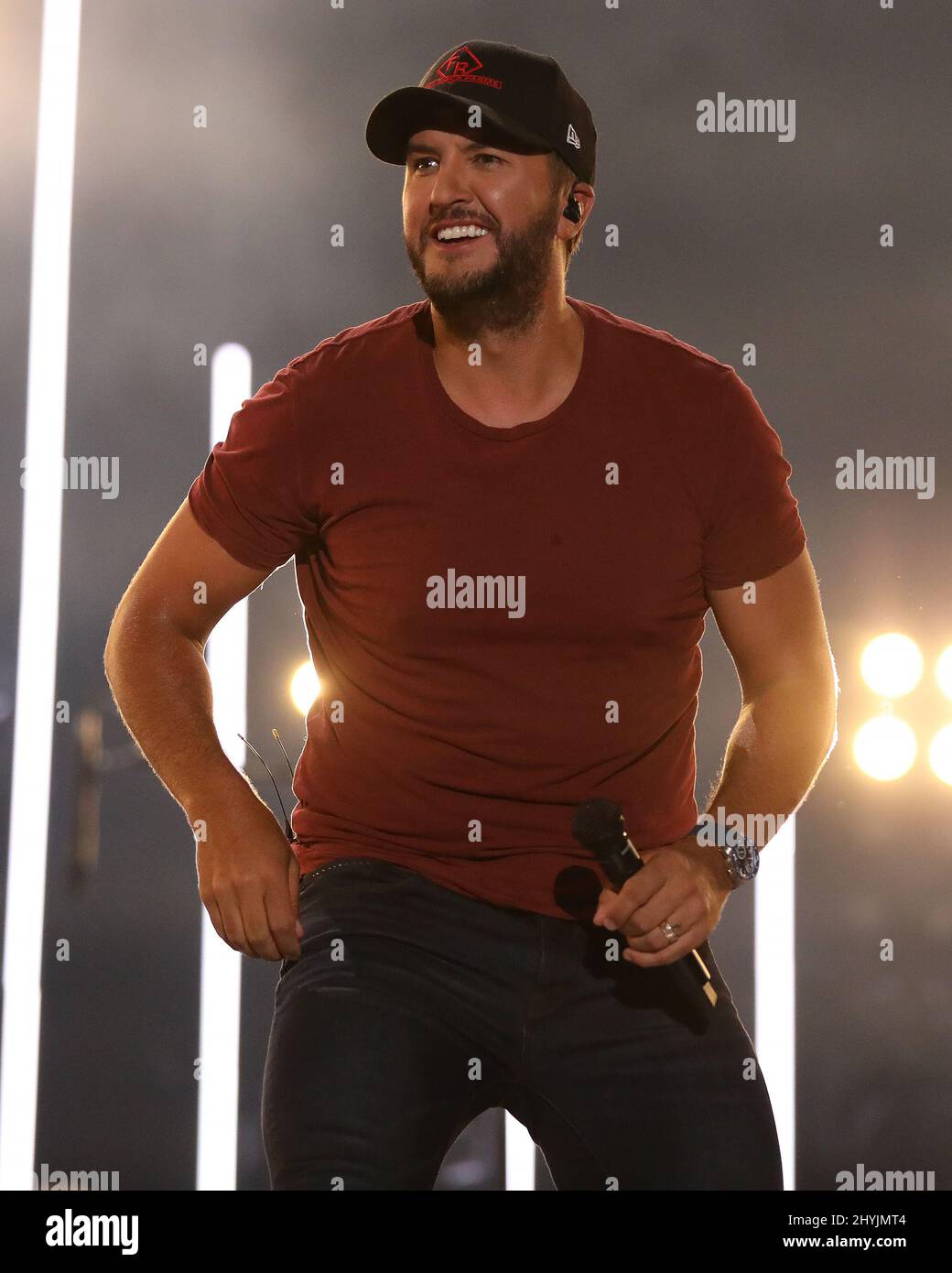 Luke Bryan at the CMA Music Festival held at the Nissan Stadium on June 9, 2019, in Nashville, TN. Stock Photo