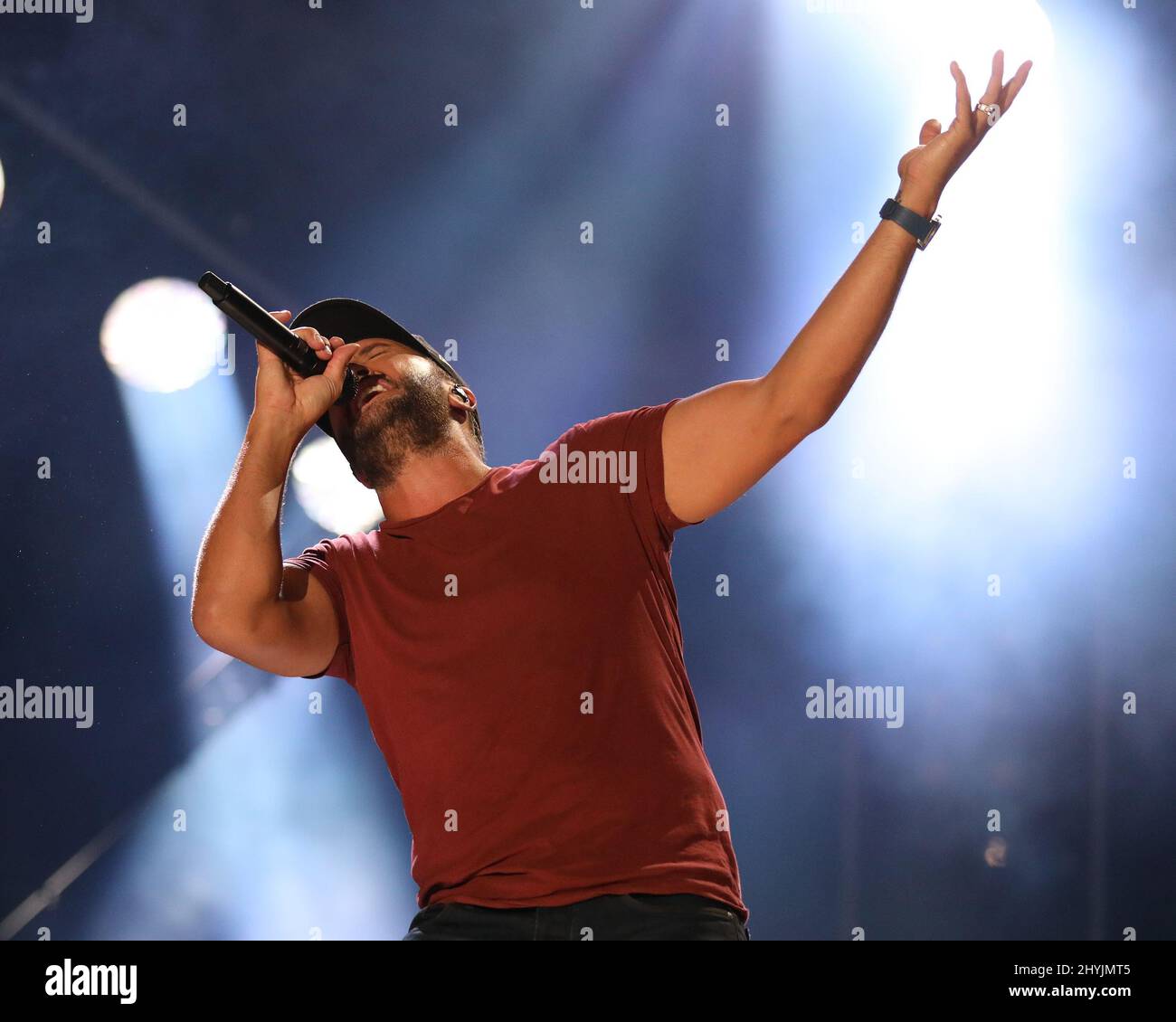 Luke Bryan at the CMA Music Festival held at the Nissan Stadium on June 9, 2019, in Nashville, TN. Stock Photo