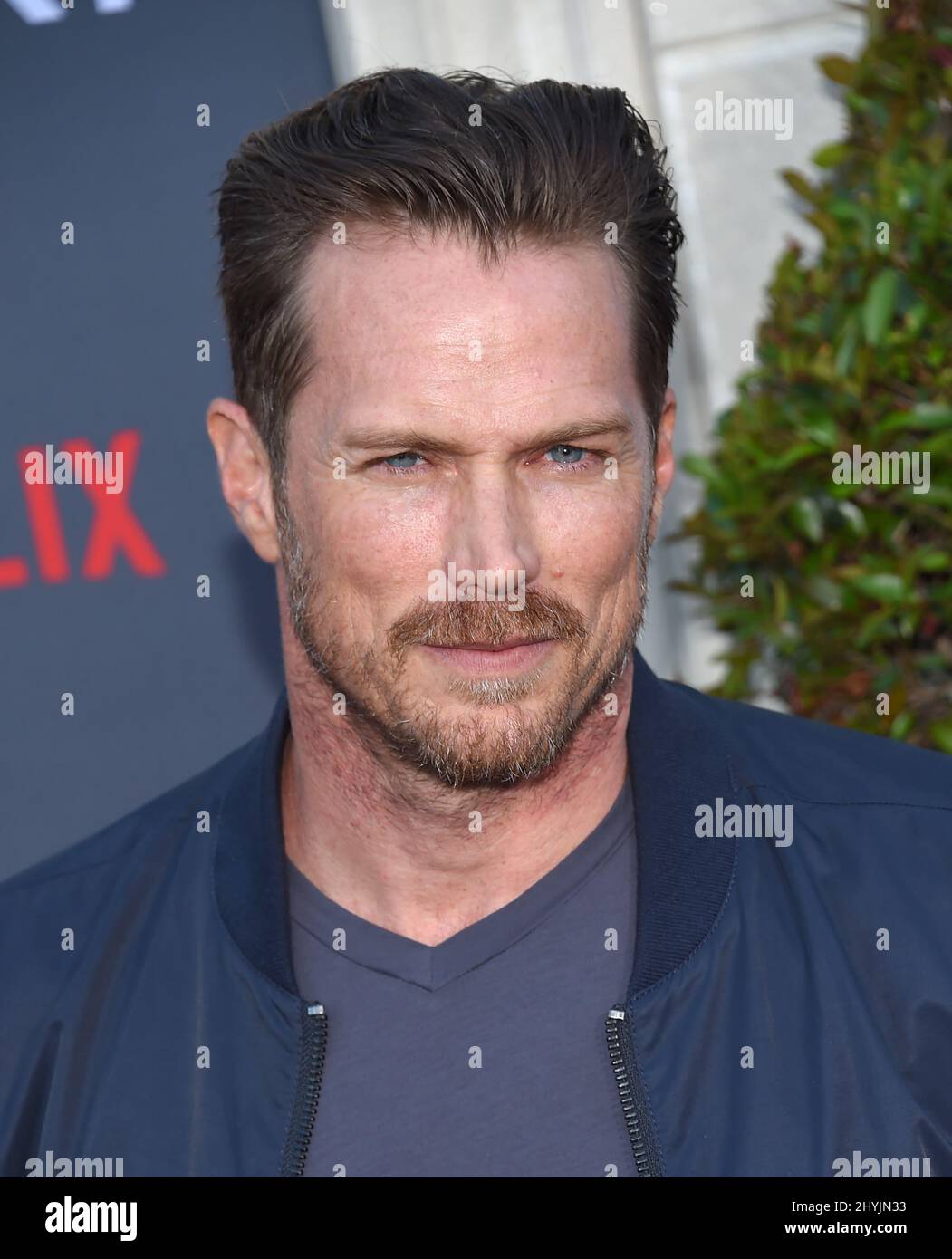 Jason Lewis attending the premiere of Murder Mystery in Los Angeles, California Stock Photo