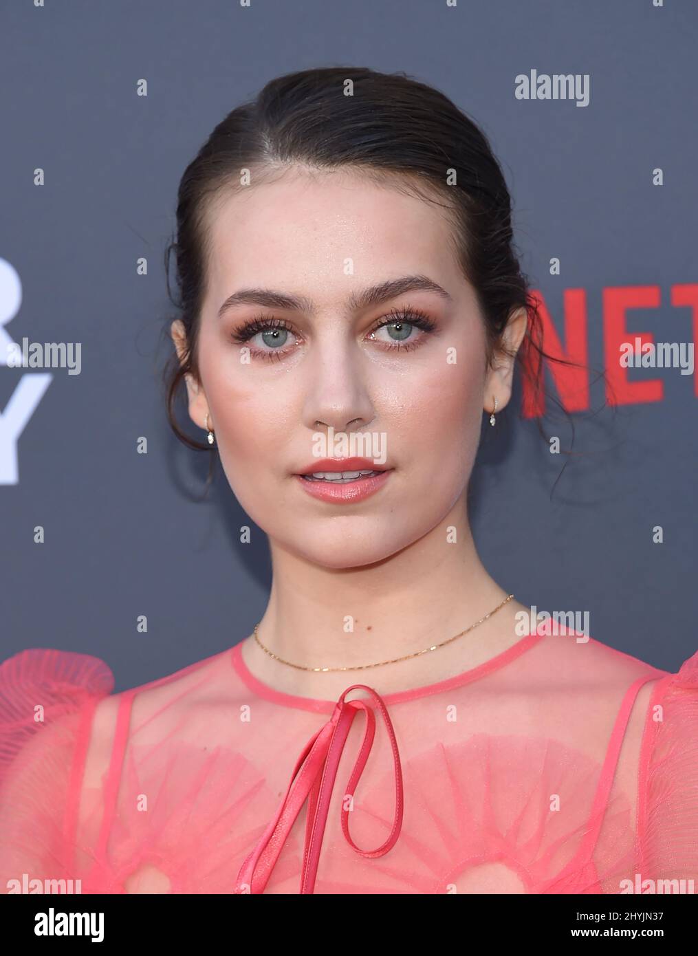 Emma Fuhrmann attending the premiere of Murder Mystery in Los Angeles