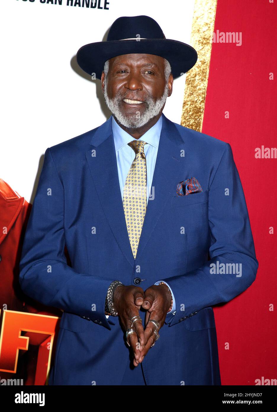 Richard Roundtree attending the premiere of Shaft in New York Stock ...