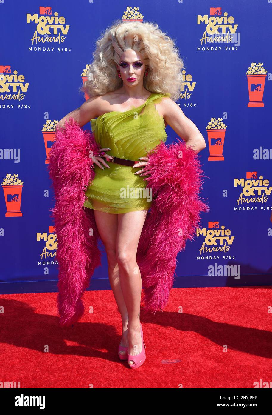 Alyssa Edwards arriving to the MTV Movie & TV Awards 2019 at Barker