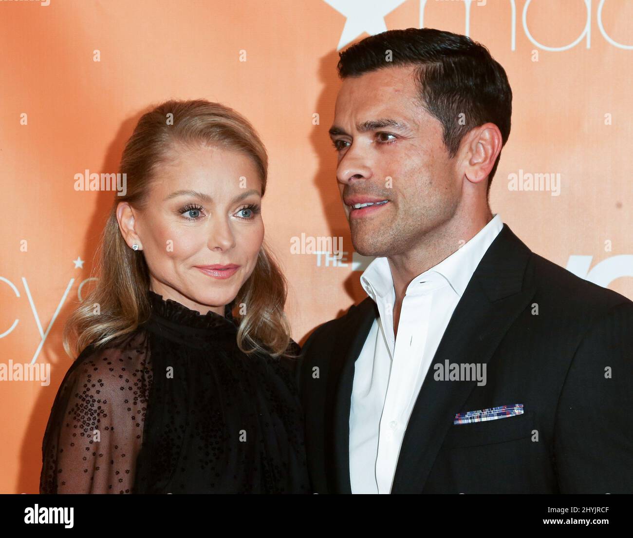 Kelly Ripa and Mark Consuelos at TrevorLIVE New York 2019 held at