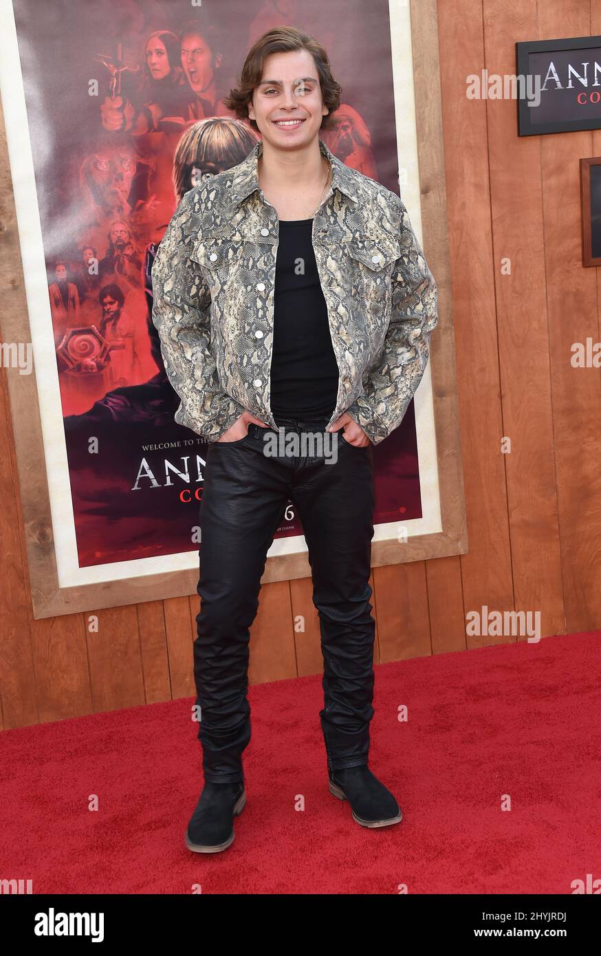 Jake T. Austin attending the Annabelle Comes Home Premiere held in Los ...