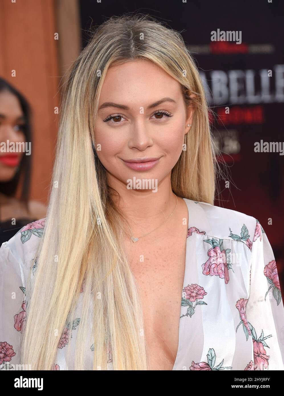 Corinne Olympios Attending The Annabelle Comes Home Premiere Held In