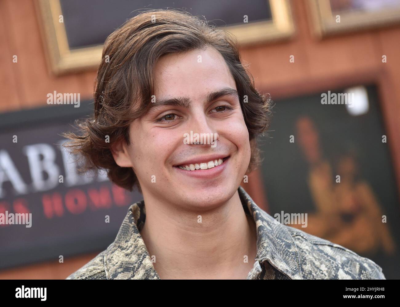 Jake T. Austin attending the Annabelle Comes Home Premiere held in Los ...