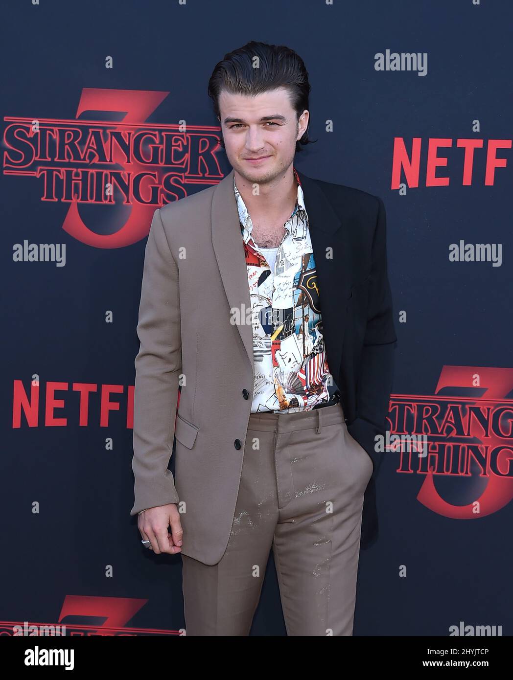 Joe keery stranger things premiere hi-res stock photography and images -  Alamy