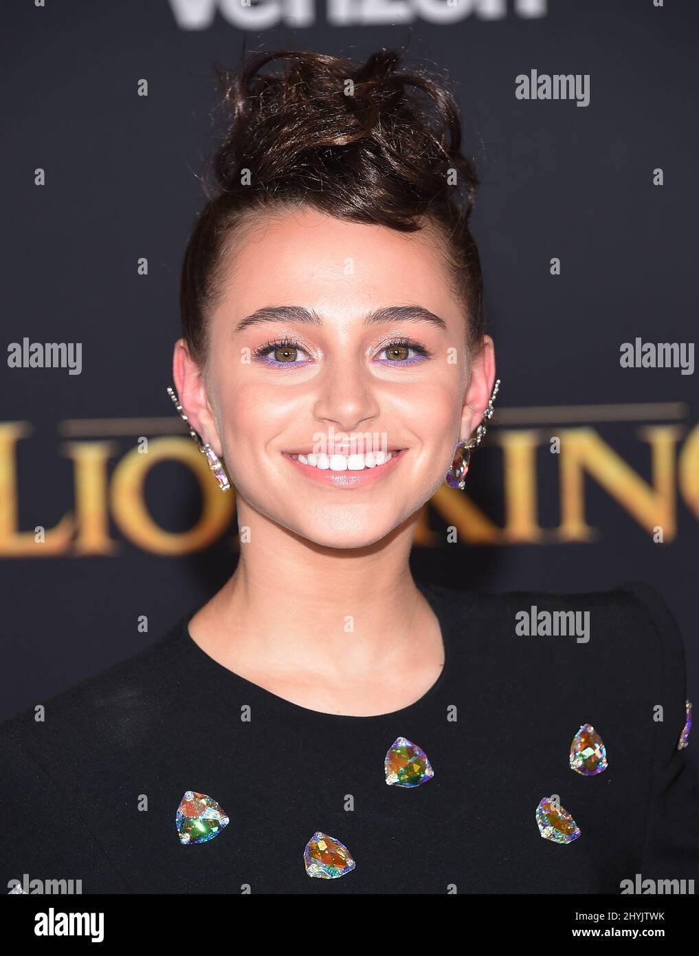 Sky Katz at "The Lion King" world premiere held at the Dolby Theatre on