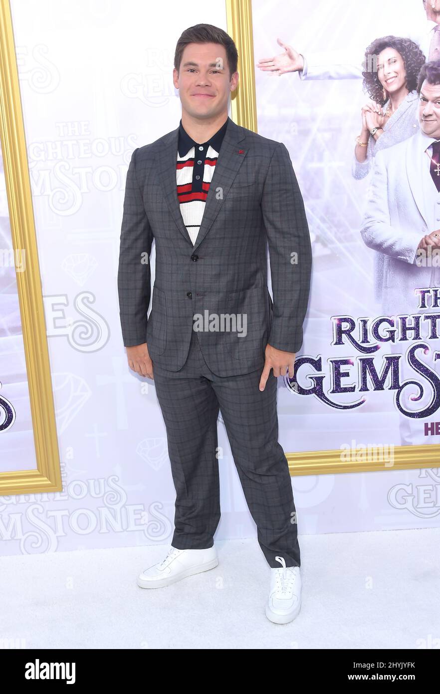 Adam DeVine arriving to the 'The Righteous Gemstones' Los Angeles