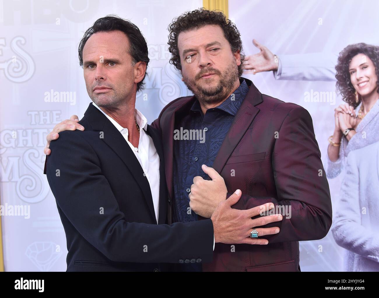 Walton Goggins and Danny McBride arriving to the 'The Righteous