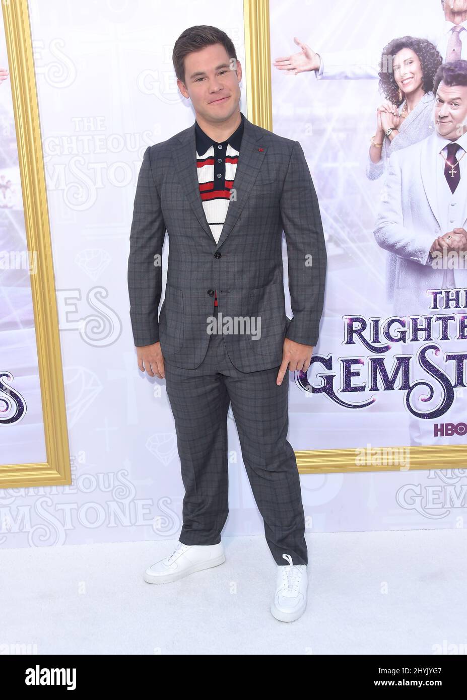Adam DeVine arriving to the 'The Righteous Gemstones' Los Angeles