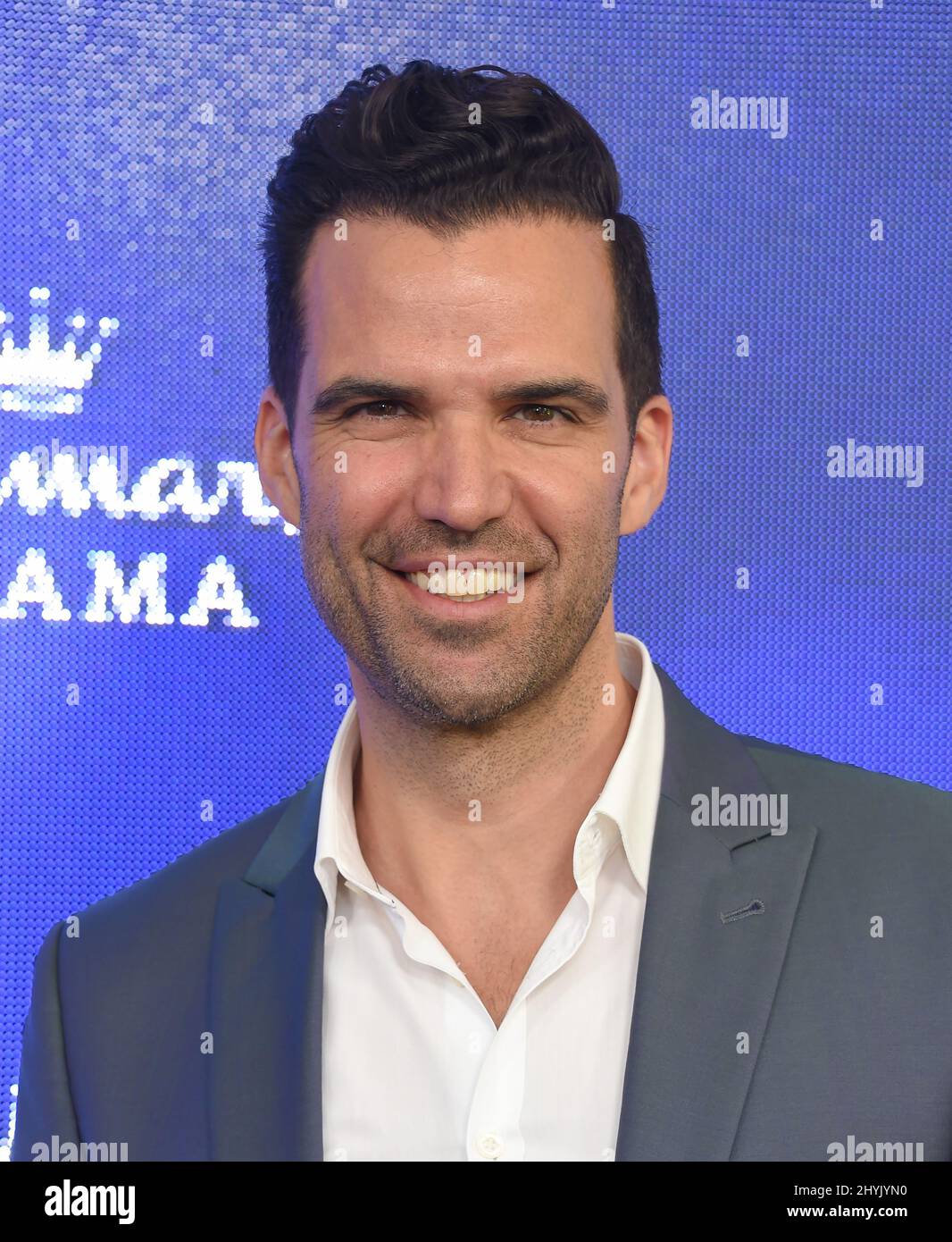 Benjamin Ayres arriving to the Hallmark Channel and Hallmark Movies & Mysteries Summer 2019 TCA at Private Residence on July 26, 2019 in Beverly Hills, CA. Stock Photo