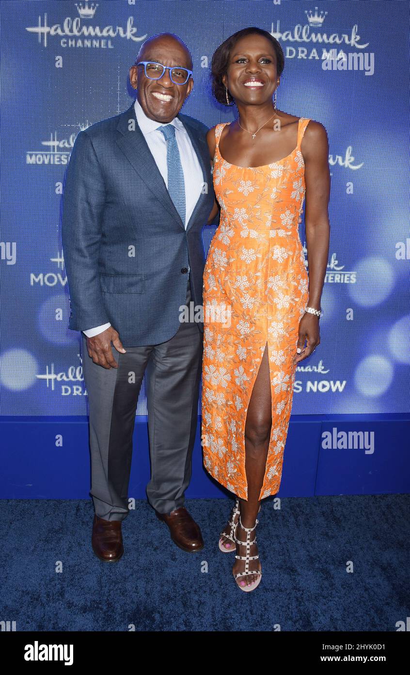 Al Roker and Deborah Roberts at Hallmark Channel and Hallmark Movies & Mysteries 2019 Summer TCA held at a Private Residence in Beverly Hills on July 26, 2019 in Beverly Hills, Ca. Stock Photo