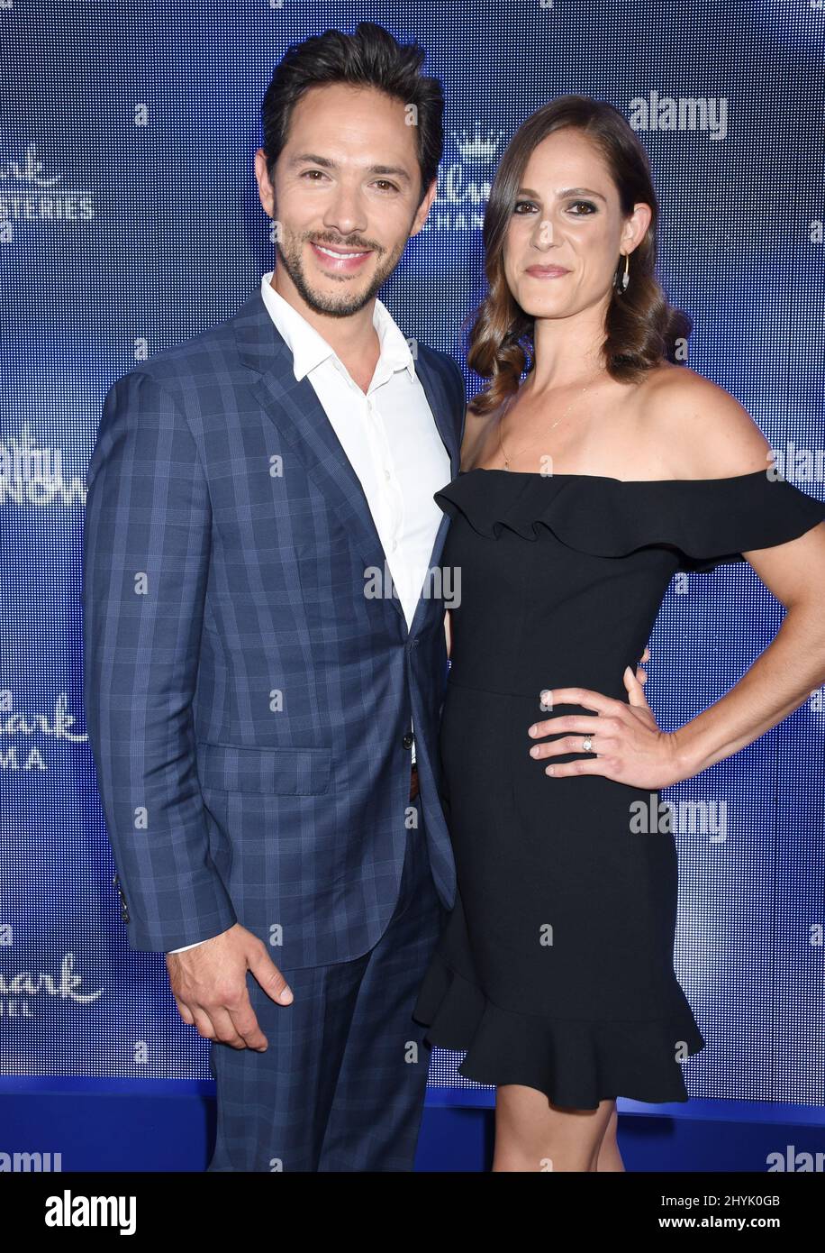 Michael Rady and Rachael Kemery at Hallmark Channel and Hallmark Movies