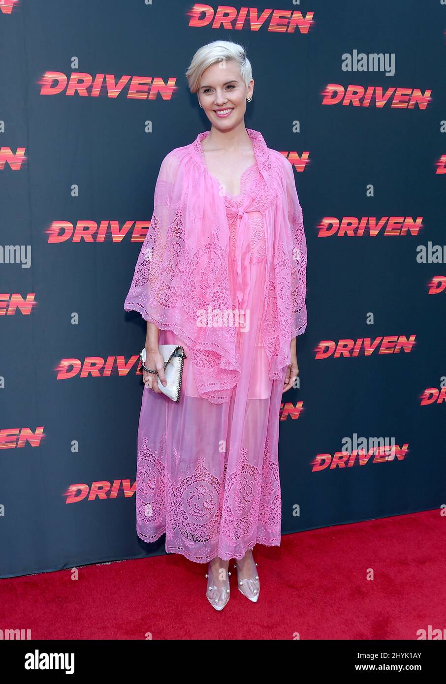 Maggie Grace attending the premiere of Driven, in Los Angeles, California Stock Photo