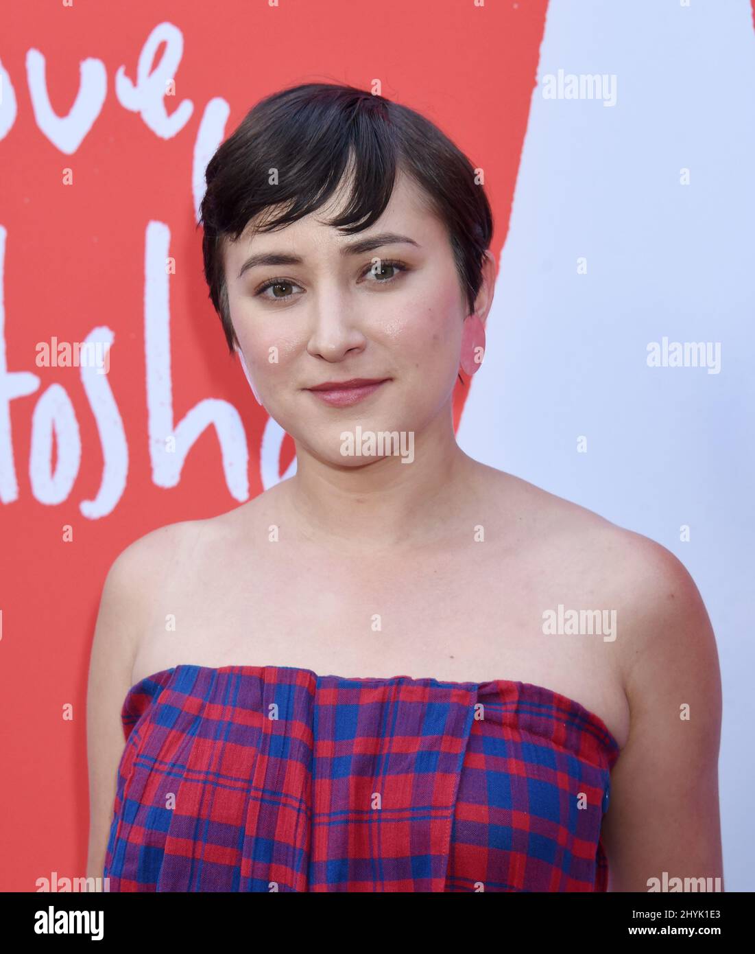 Zelda Williams attending the premiere of Love, Antosha held at the