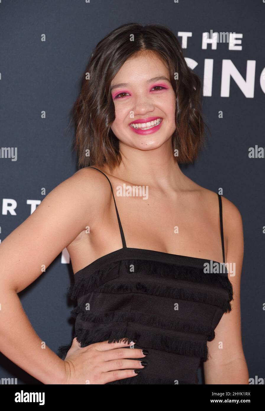 Peyton Elizabeth Lee at 'The Art of Racing In The Rain' World Premiere held at the El Capitan Theatre on August 1, 2019 in Hollywood, CA. Stock Photo