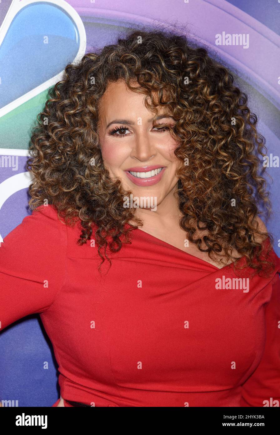 Diana Maria Riva attending the 2019 NBC TCA Press Tour held at the Beverly Hilton Hotel Stock Photo