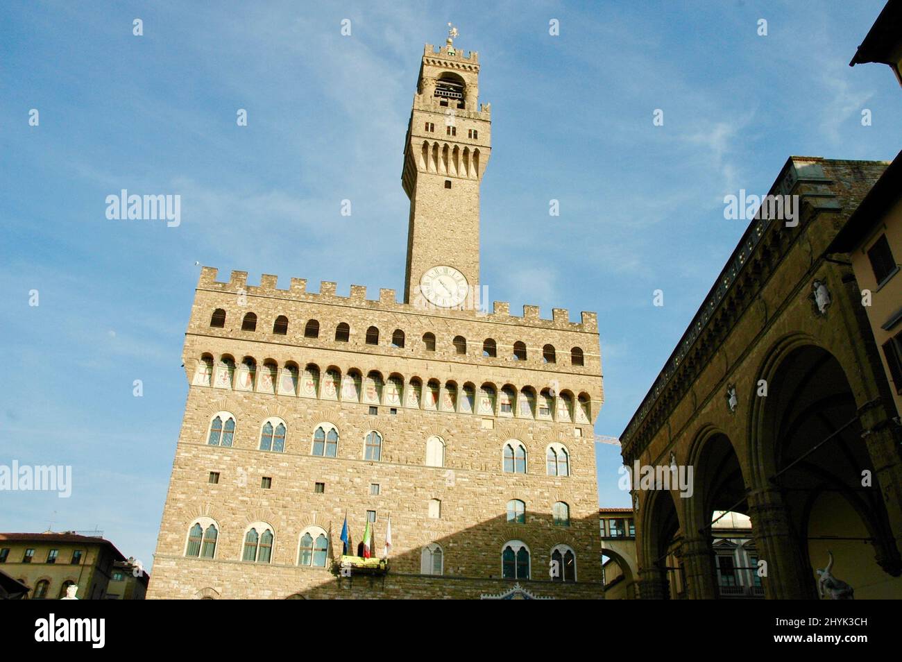 Palazzo della Signoria . Attuale palazzo del comune di Firenze Stock Photo  - Alamy