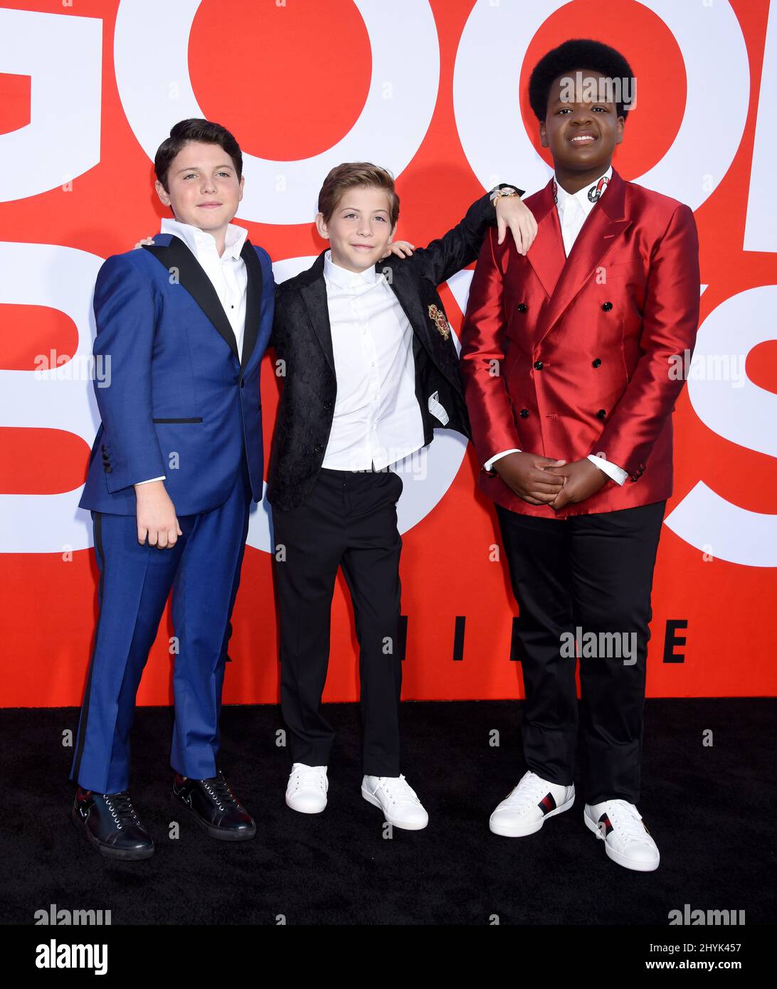 Brady Noon, Jacob Tremblay and Keith L. Williams at the 'Good Boy' Los ...