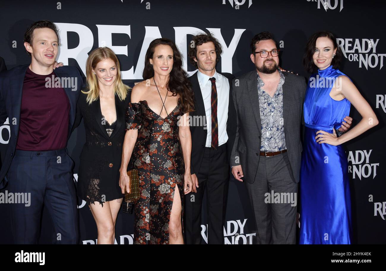 Mark O'Brien, Samara Weaving, Andie MacDowell, Adam Brody, Kristian
