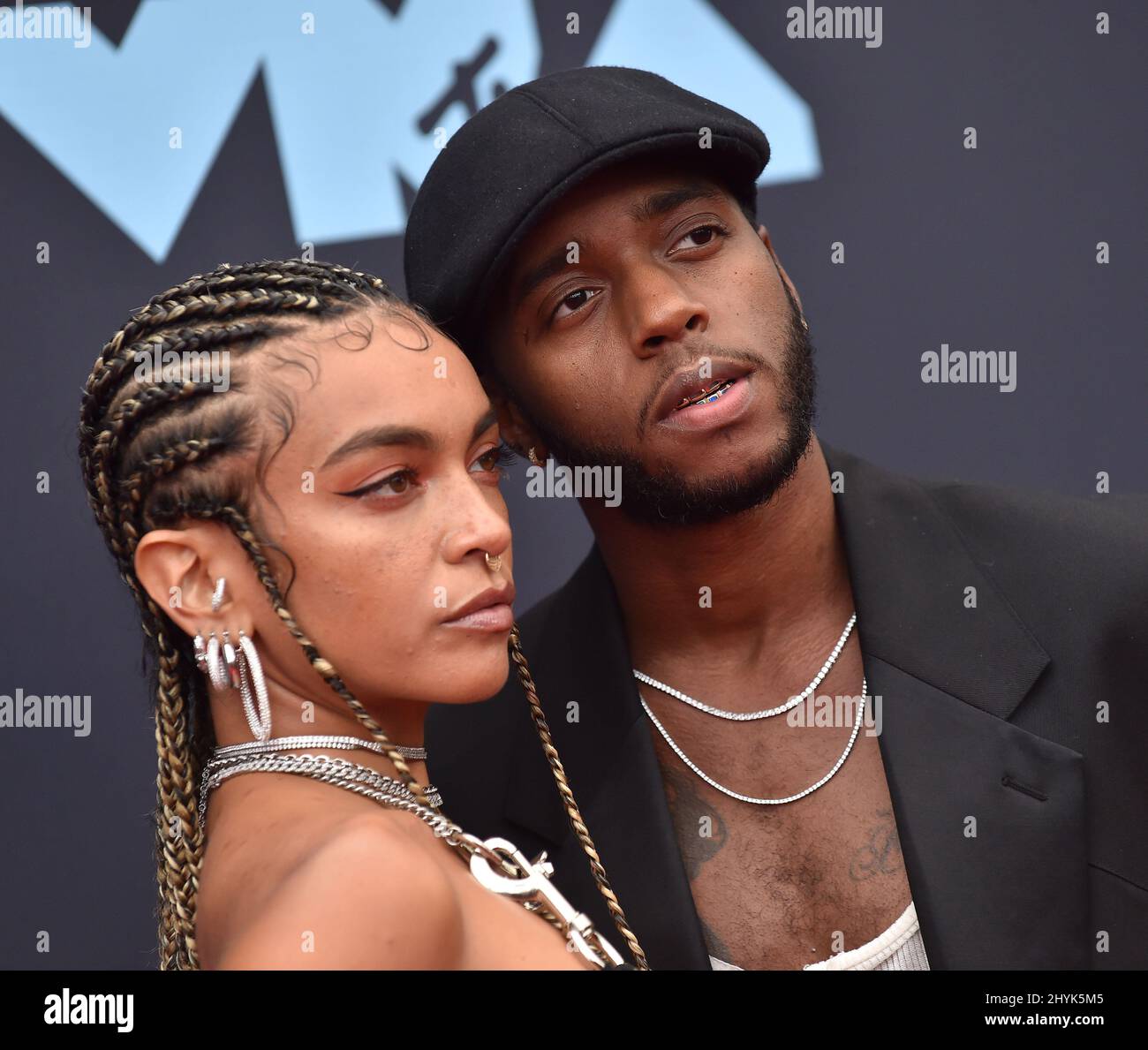 Quin and 6lack at the 2019 MTV Video Music Awards held at the