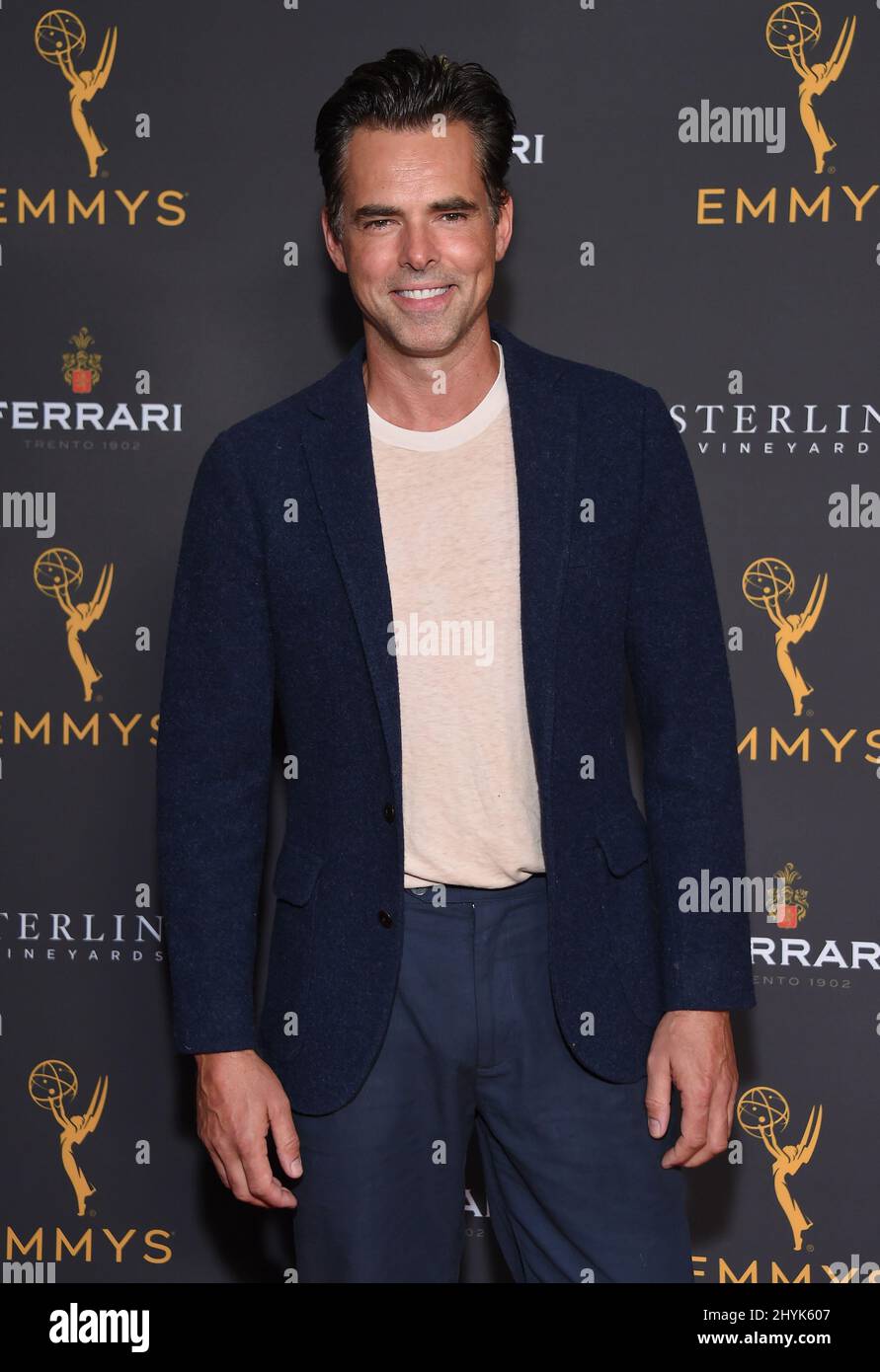 Jason Thompson arriving to the Daytime Programming Peer Group Reception at Television Academy on August 28, 2019 in North Hollywood, USA. Stock Photo