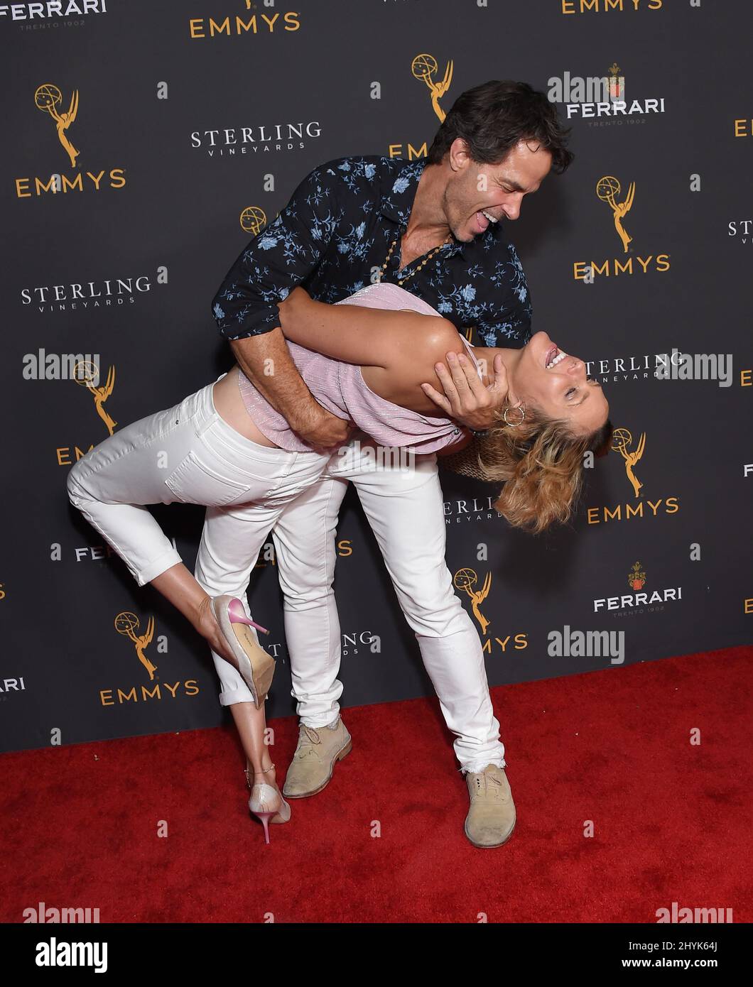 Shawn Christian and Arianne Zucker arriving to the Daytime Programming
