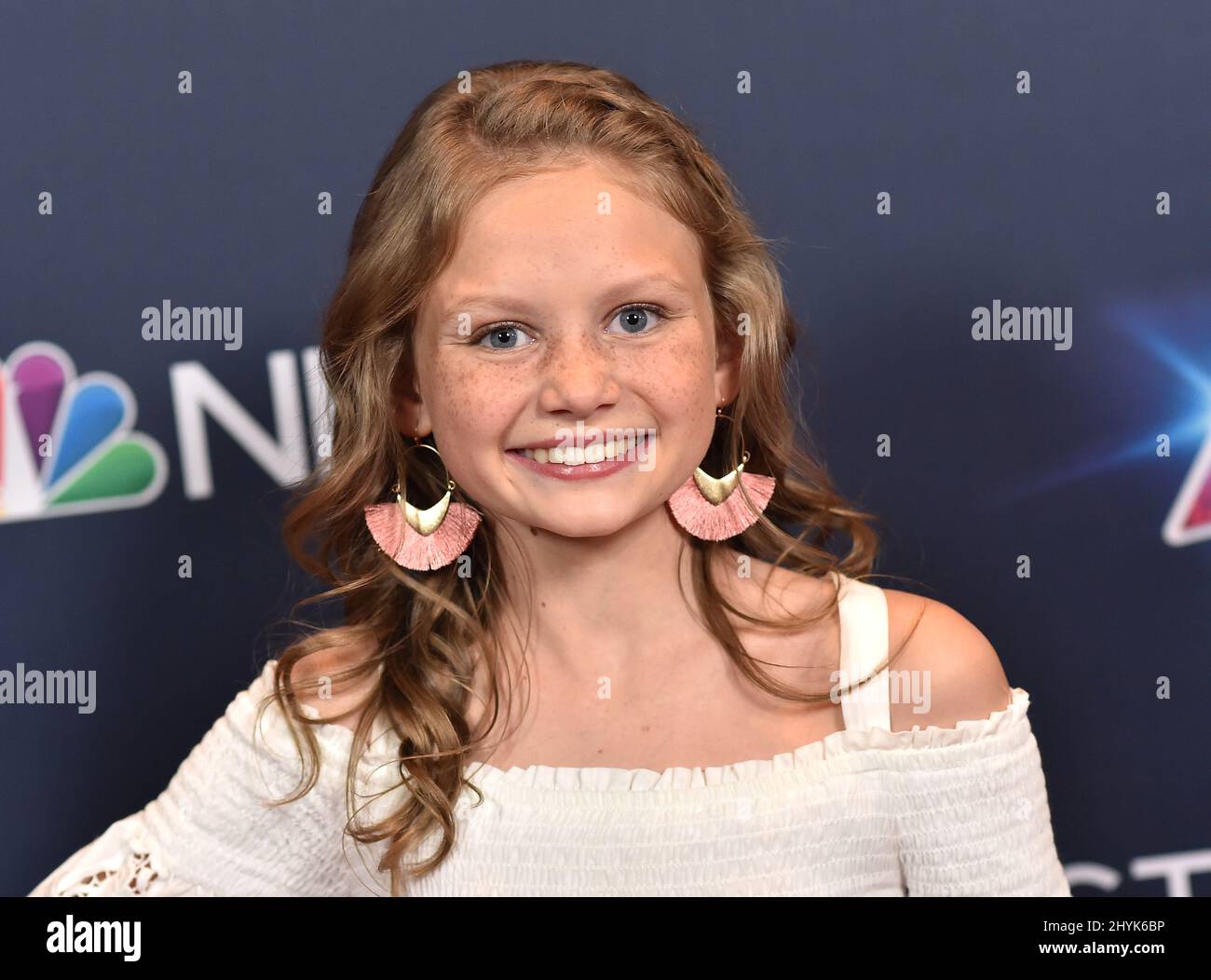 Ashley Burns arriving to the 'America's Got Talent' Semi Finals at