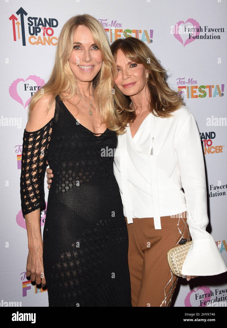 Alana Stewart and Jaclyn Smith at The Farrah Fawcett Foundation's Tex-Mex Fiesta held at the Wallis Annenberg Center for the Performing Arts on September 6, 2019 in Beverly Hills, USA. Stock Photo