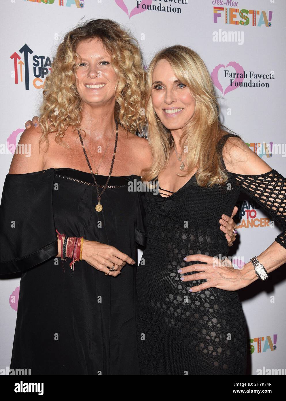 Rachel Hunter and Alana Stewart at The Farrah Fawcett Foundation's Tex-Mex Fiesta held at the Wallis Annenberg Center for the Performing Arts on September 6, 2019 in Beverly Hills, USA. Stock Photo