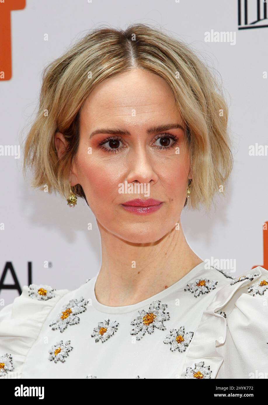 Sarah Paulson at the premiere of 'Abominable' during the 2019 Toronto International Film Festival Stock Photo