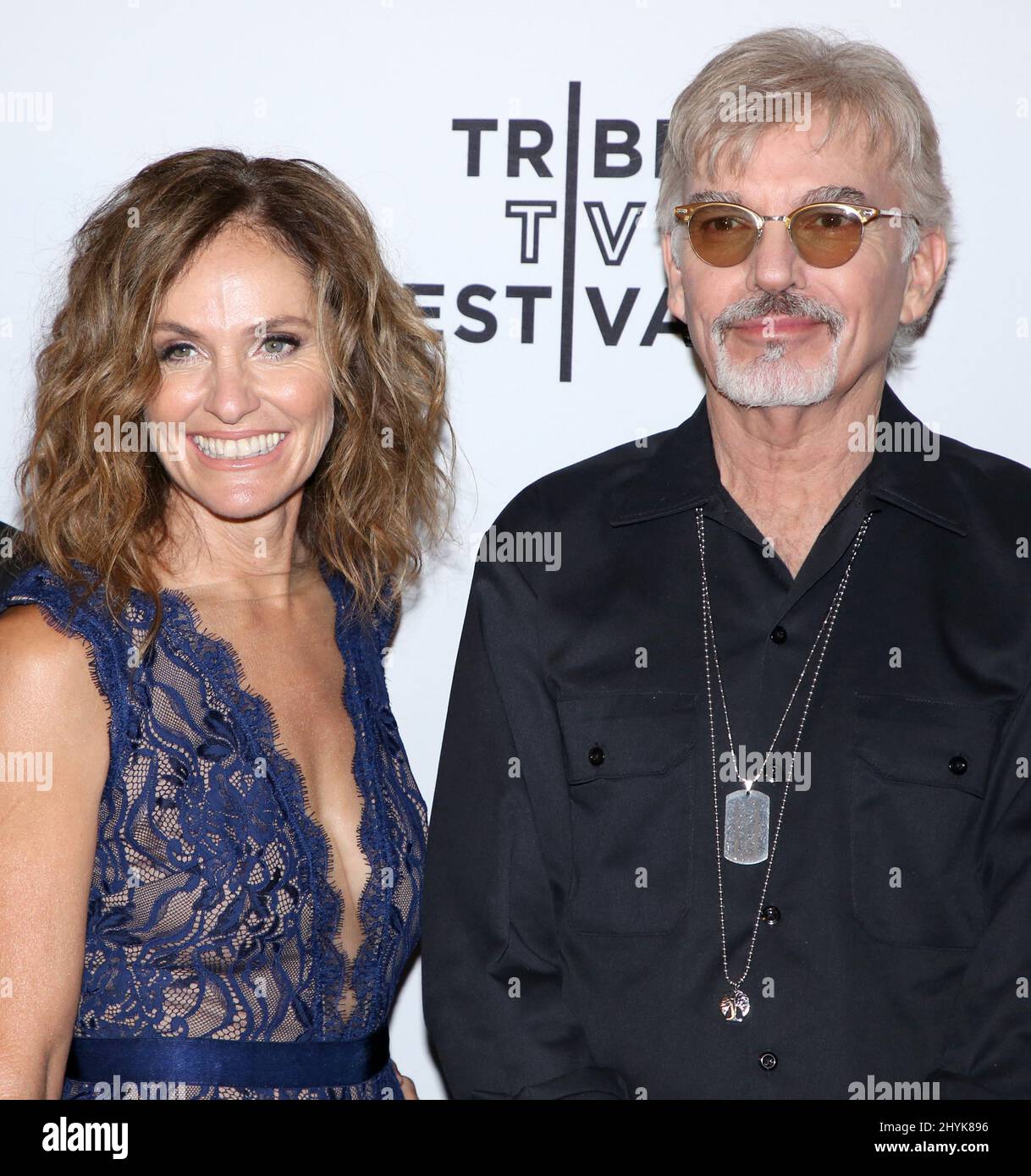 Amy Brenneman & Billy Bob Thornton attending the Goliath Season Three