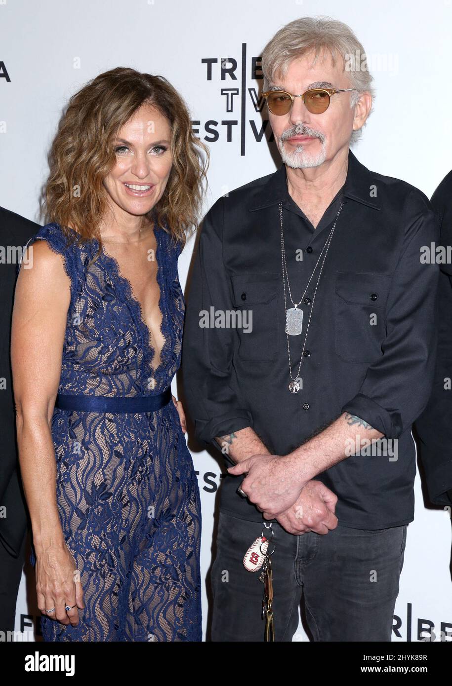 Amy Brenneman & Billy Bob Thornton attending the Goliath Season Three