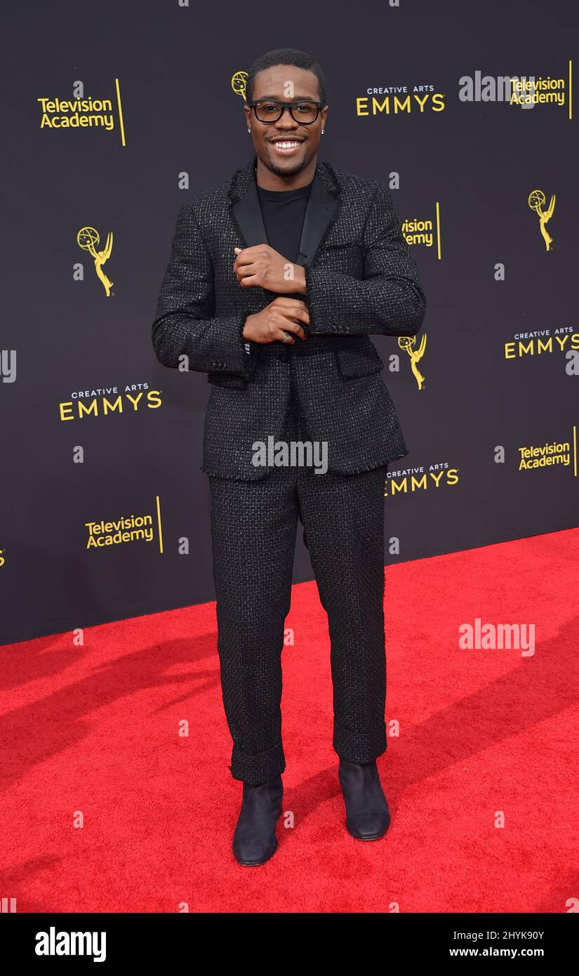 Shameik Moore at the 2019 Creative Arts Emmy Awards held at the