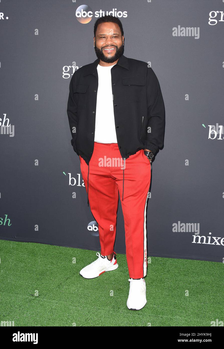 Anthony Anderson arriving to the ABC 'Embrace Your Ish' Event at Goya Studios on Sep 17, 2019 in Hollywood, CA. Stock Photo